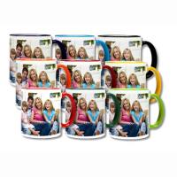 Tasse Henkel farbig
